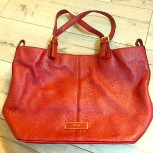 DKNY large leather tote